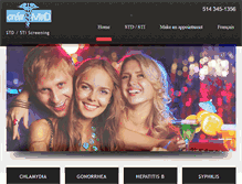 Tablet Screenshot of montrealstdclinic.com